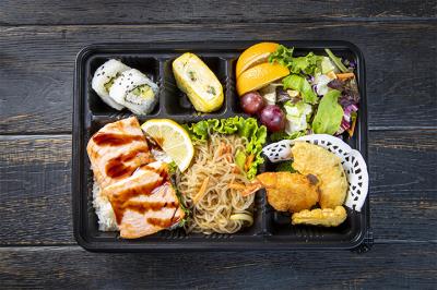 12. Salmon Lunch Box