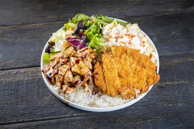 25. Chicken Katsu & Teriyaki Chicken Combo K-Box