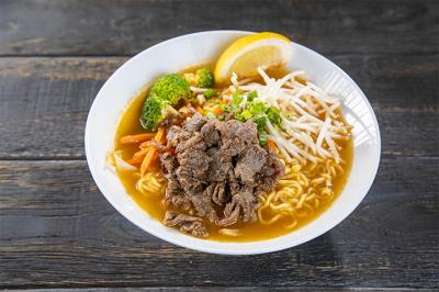 73. Beef Vegetable Noodle Soup
