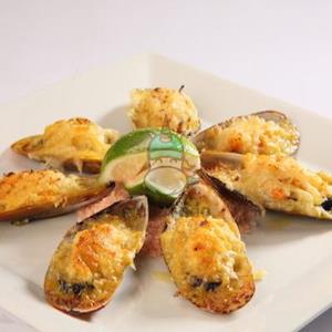 Baked Green Mussel (6Pcs)