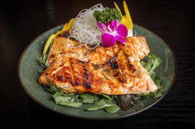 Broiled Salmon Collar