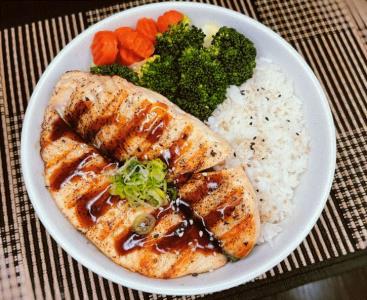 Salmon Teriyaki Bowl