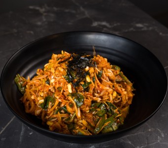 Spicy Bibim Pasta ( Dry Cold Noodle )