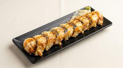 Salmon Crab Tempura Roll