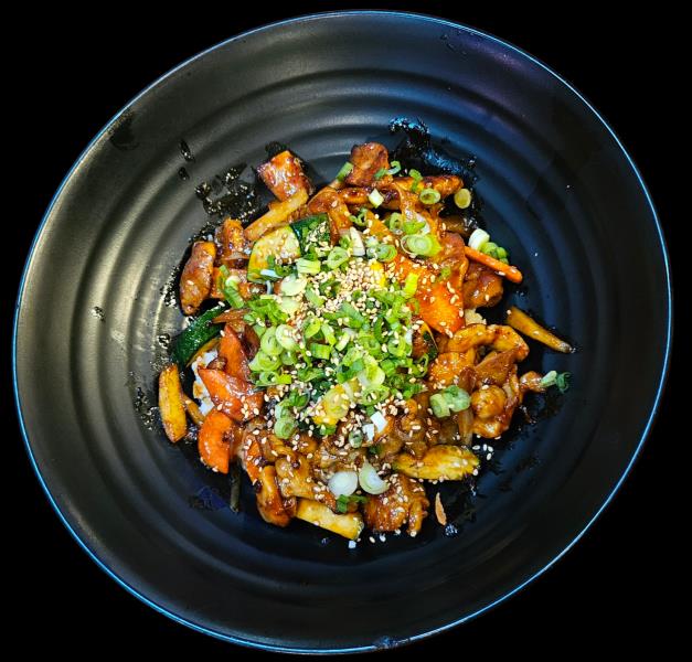 Spicy Chicken Teriyaki With Veggies (Bowl)