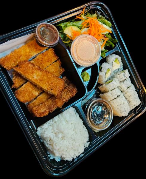 (Bento)California Roll+Chicken Katsu