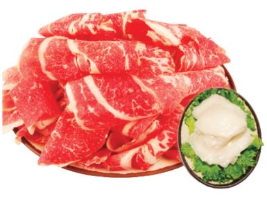 D7. 블랙앵거스차돌+떡보쌈