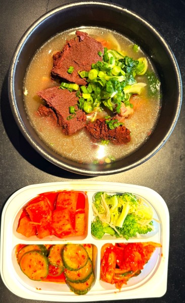 Coagulated Ox Bloood Soup