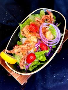 Geso Karaage Salad