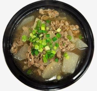 Sliced Beef Belly Soup