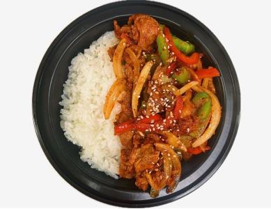 Spicy Pork Rice Bowl