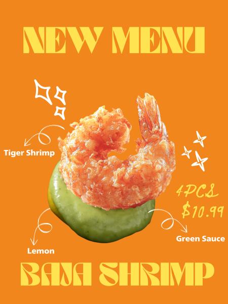 Baja Shrimp 4Pcs