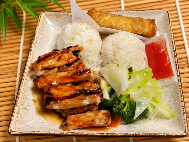 L8_Lunch Chicken Teriyaki & Egg Roll
