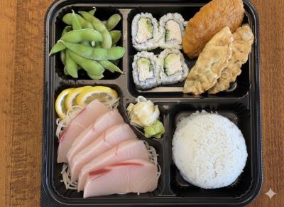 Yellowtail Sashimi Premium Bento
