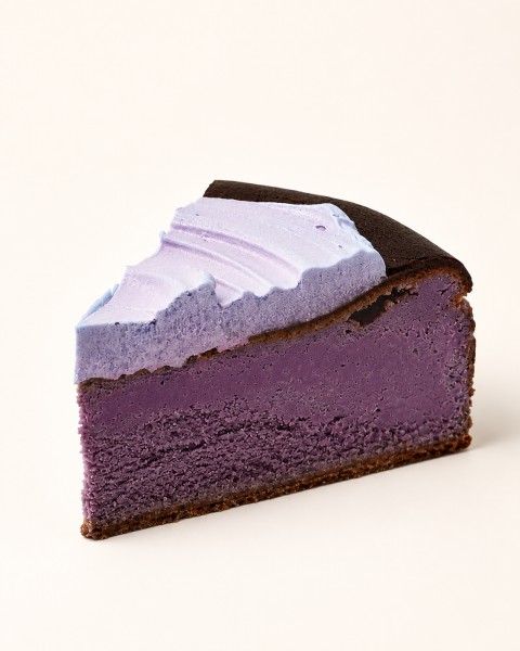 Ube Cheesecake Slice