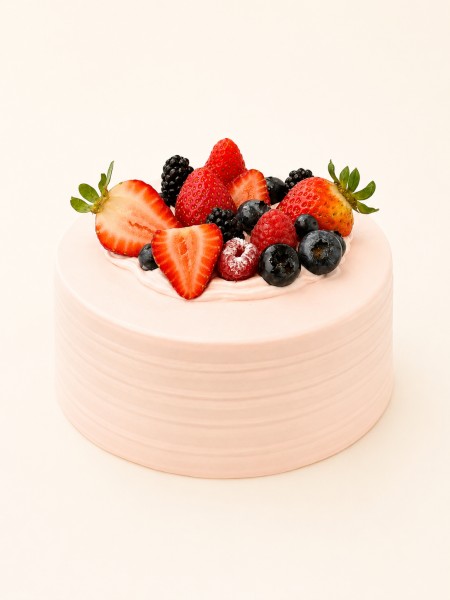 Berry Bliss Cream Cake