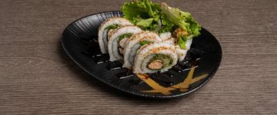 Deep Fried Salmon & Tuna Roll