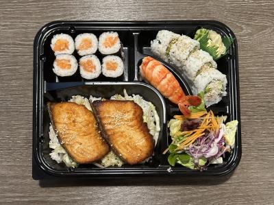 Salmon Teriyaki Bento