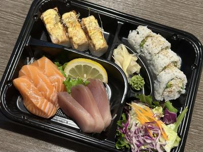 Sashimi & Oshi Bento