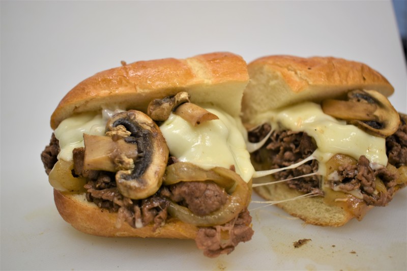 Mushroom Philly Cheese Steak
