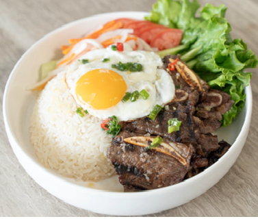 Grilled Short Ribs W/ Rice