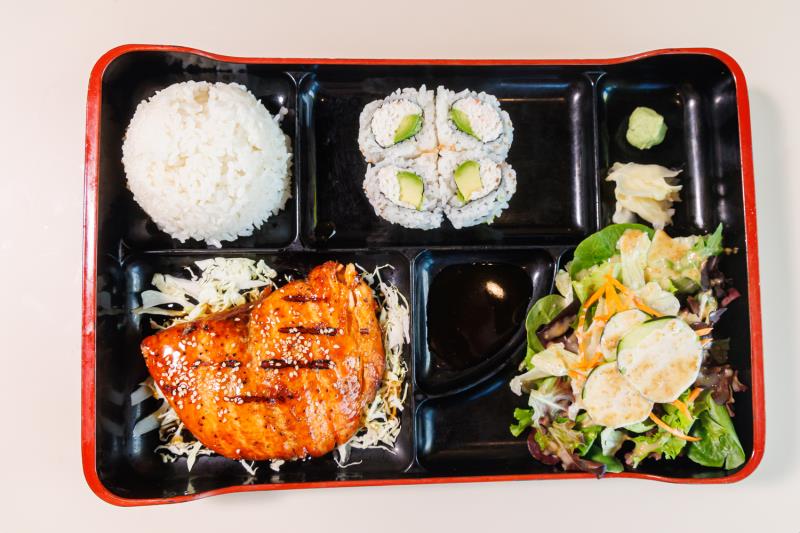 S2 Salmon Teriyaki + Ca Roll