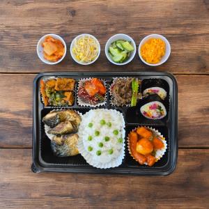Grilled Mackerel Bento Box