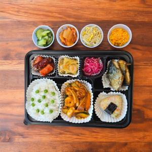 Spicy Shrimp And Squid Bento Box
