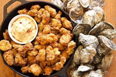 Fried Oysters 10 Oz With Fries