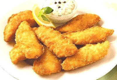 4Pc Fish & Chips (Cod) 2-3Oz