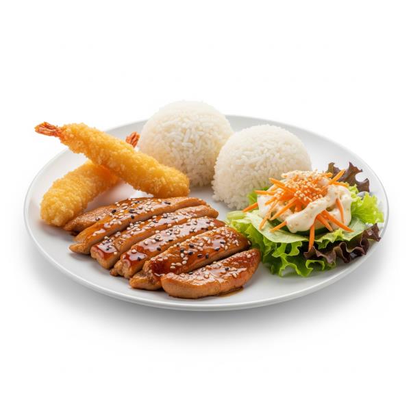 Teriyaki Chicken & Tempura