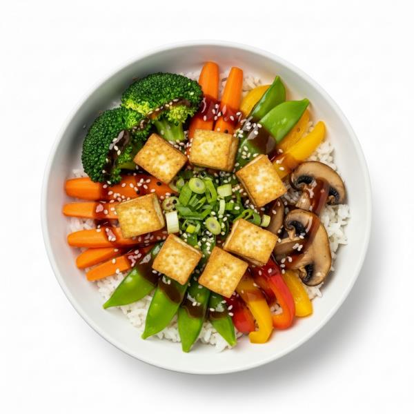 Veggie & Tofu Teriyaki Bowl