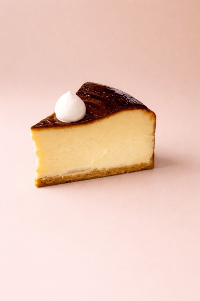 Basque Cheesecake Slice