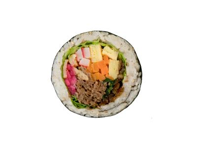Grilled Beef Kimbap