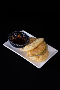 JAPANESE POTATOES, LOTUS, SHISO LEAVES
EGGPLANT AND KABOCHA SQUASH
Vegetable Tempura 2Pcs