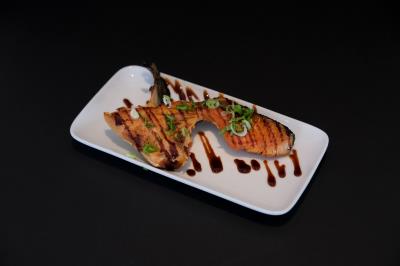 SALTED AND MARINATED JAPANESE TSUYU Salmon Collar