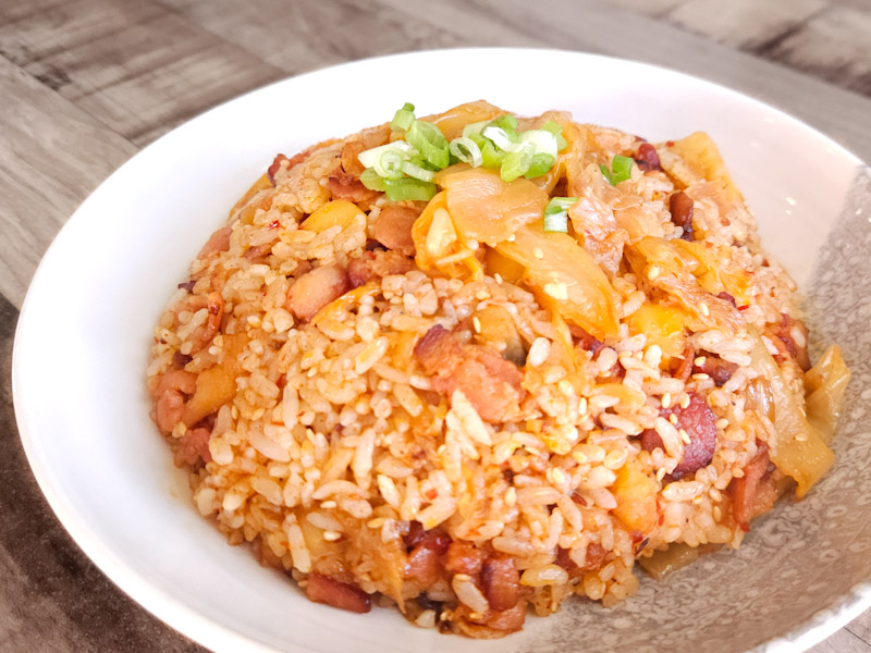 Kimchi Bacon Fried Rice