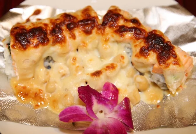 B3. Baked Salmon Roll