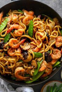 Shrimp Yaki Udon