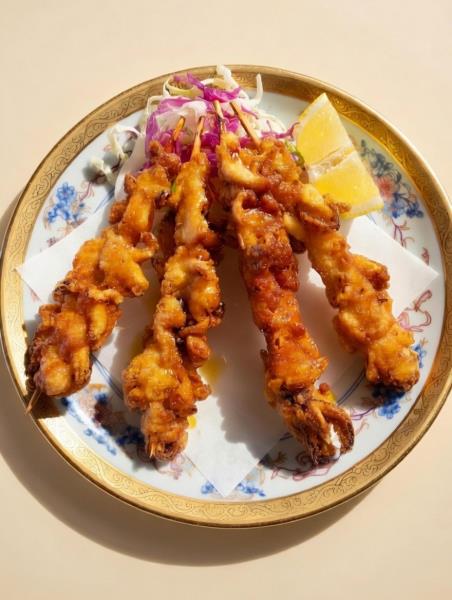 Skewered Calamari