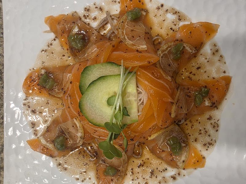 Salmon Carpaccio