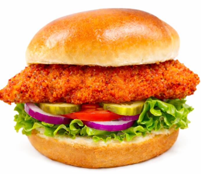Spicy Fried Chicken Burger