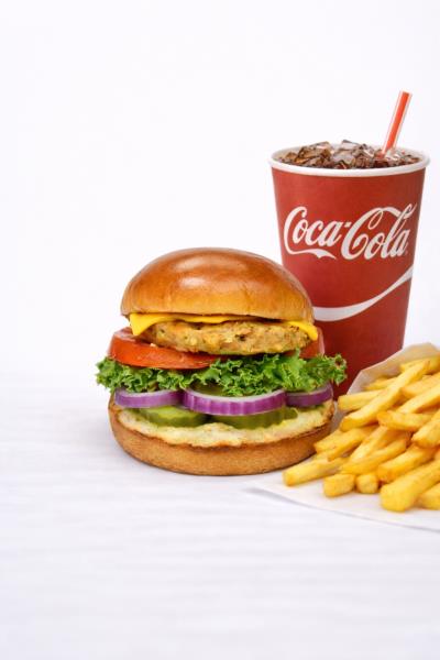 Garden Cheese Burger Meal