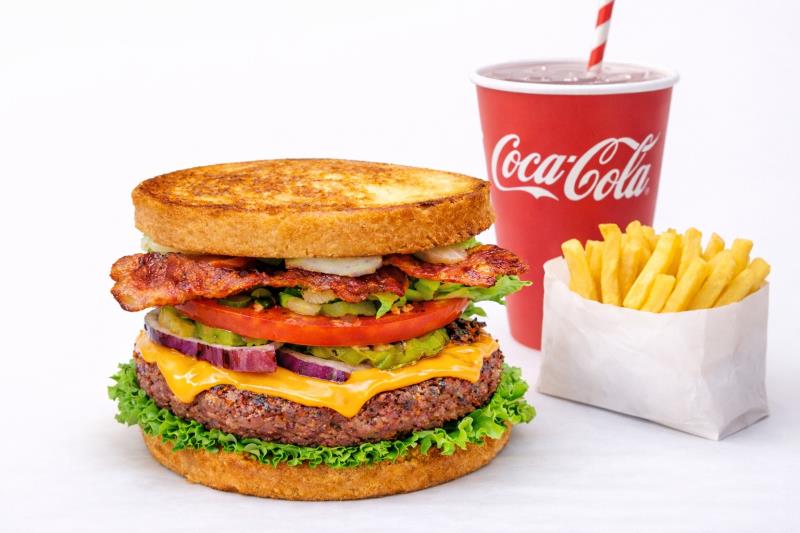 Bacon Sour Dough Burger Meal