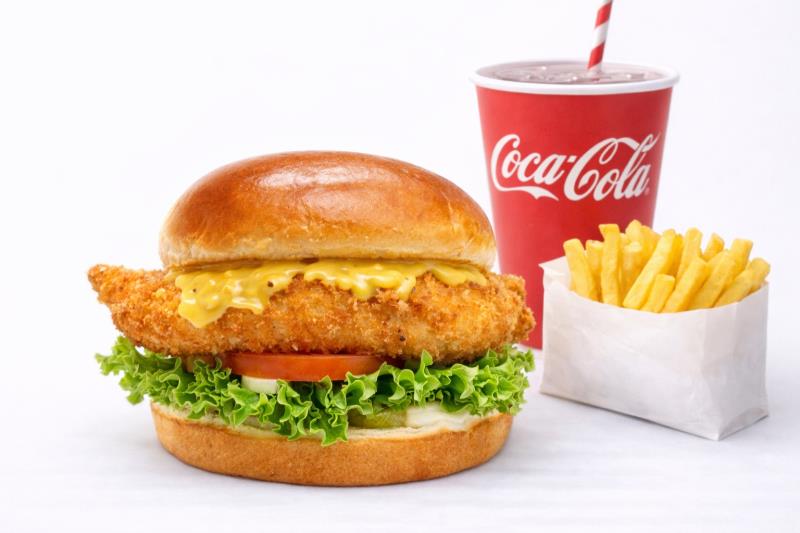 Cod Fish Burger Meal