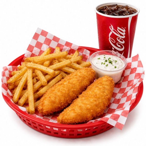 Chicken Strips (2Pcs) Meal