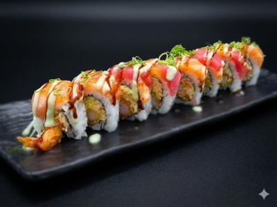 (In) Spicy Shrimp Tempura Roll
(Out) Tuna, Salmon
Ichiban
