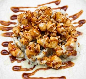 (In) California Roll
(Out) Fried Crawfish
Popcorn Dancing