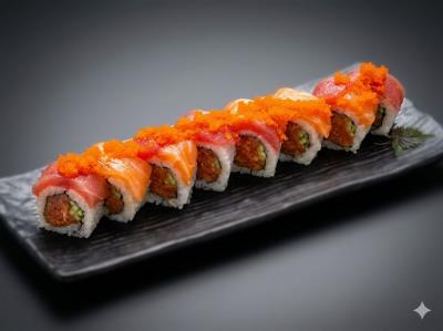 (In) Spciy Tuna Roll
(Out) Tuna, Salmon, Smelt Egg
Tuna Lover