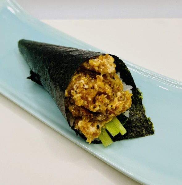 Spicy Soft Shell Crab Hand Roll